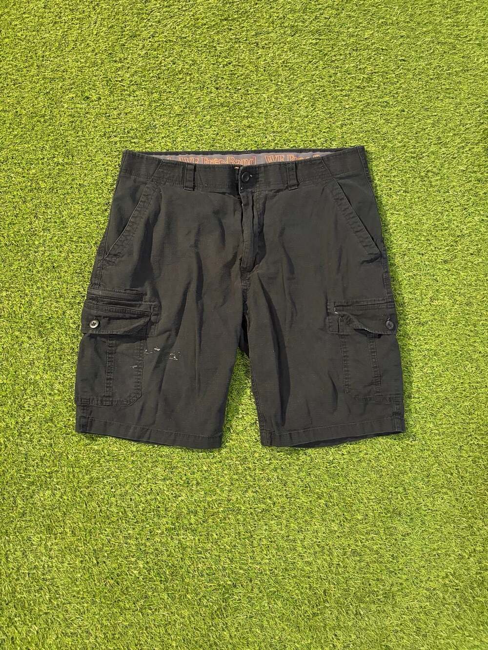 WearFirst Cargo Shorts Black Men's Size 38